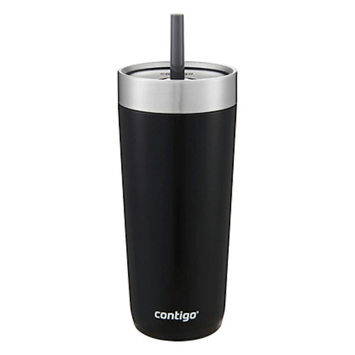 Luxe Stainless Steel Travel Tumbler with Spill-Proof Lid and Straw, 18oz at gocontigopoint.shop